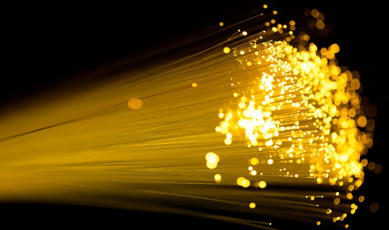 Illuminated miniature fiber bundle